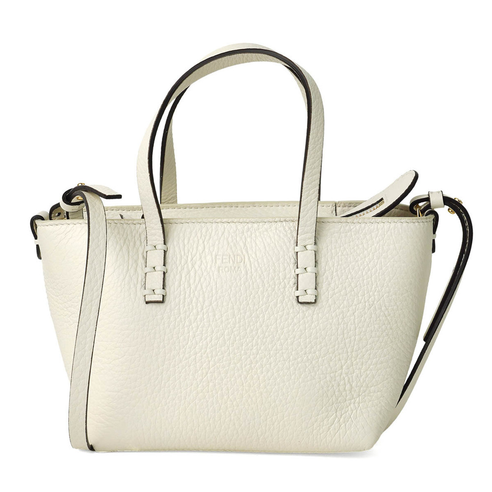 Fendi Handbag Roll Mini White